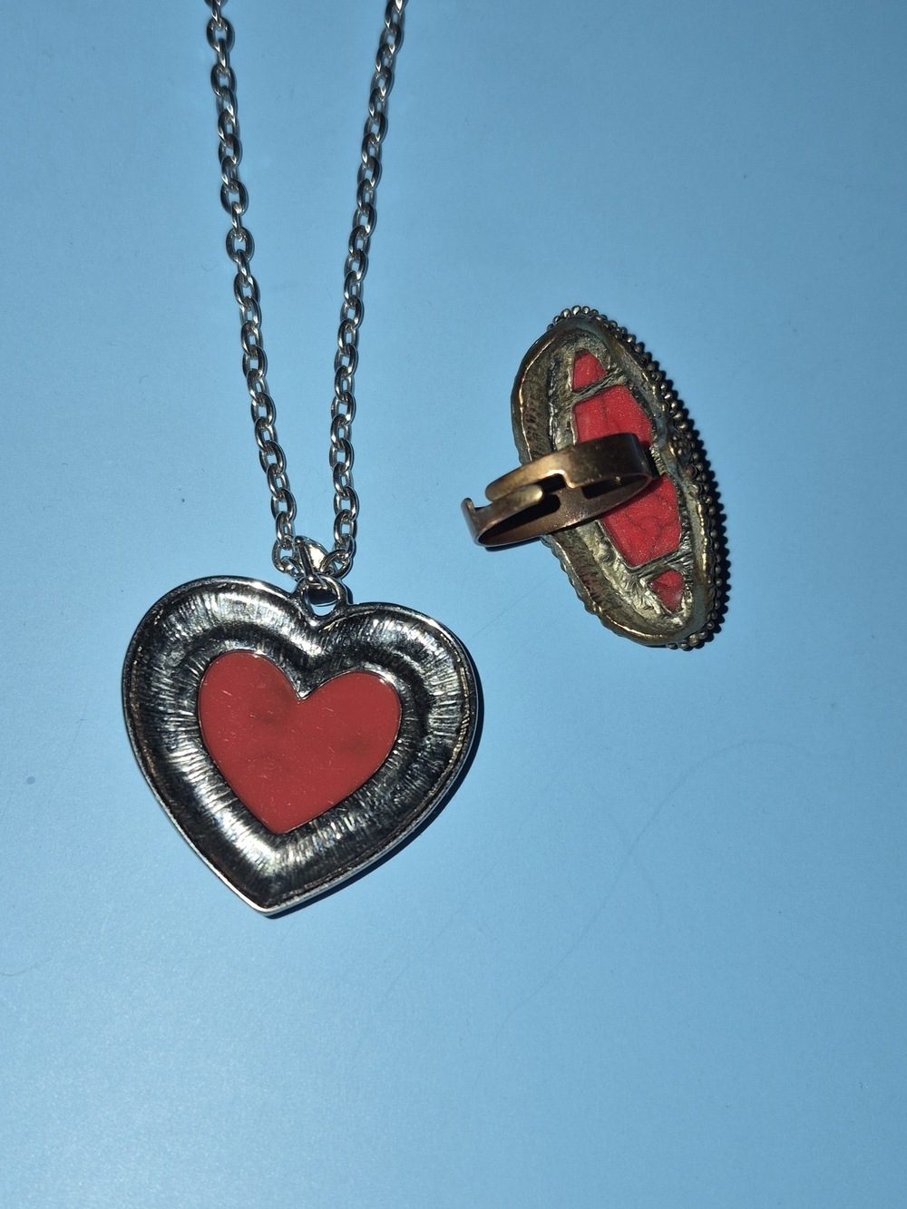 Heart Ring And Pendant Set - Picture 3 of 9